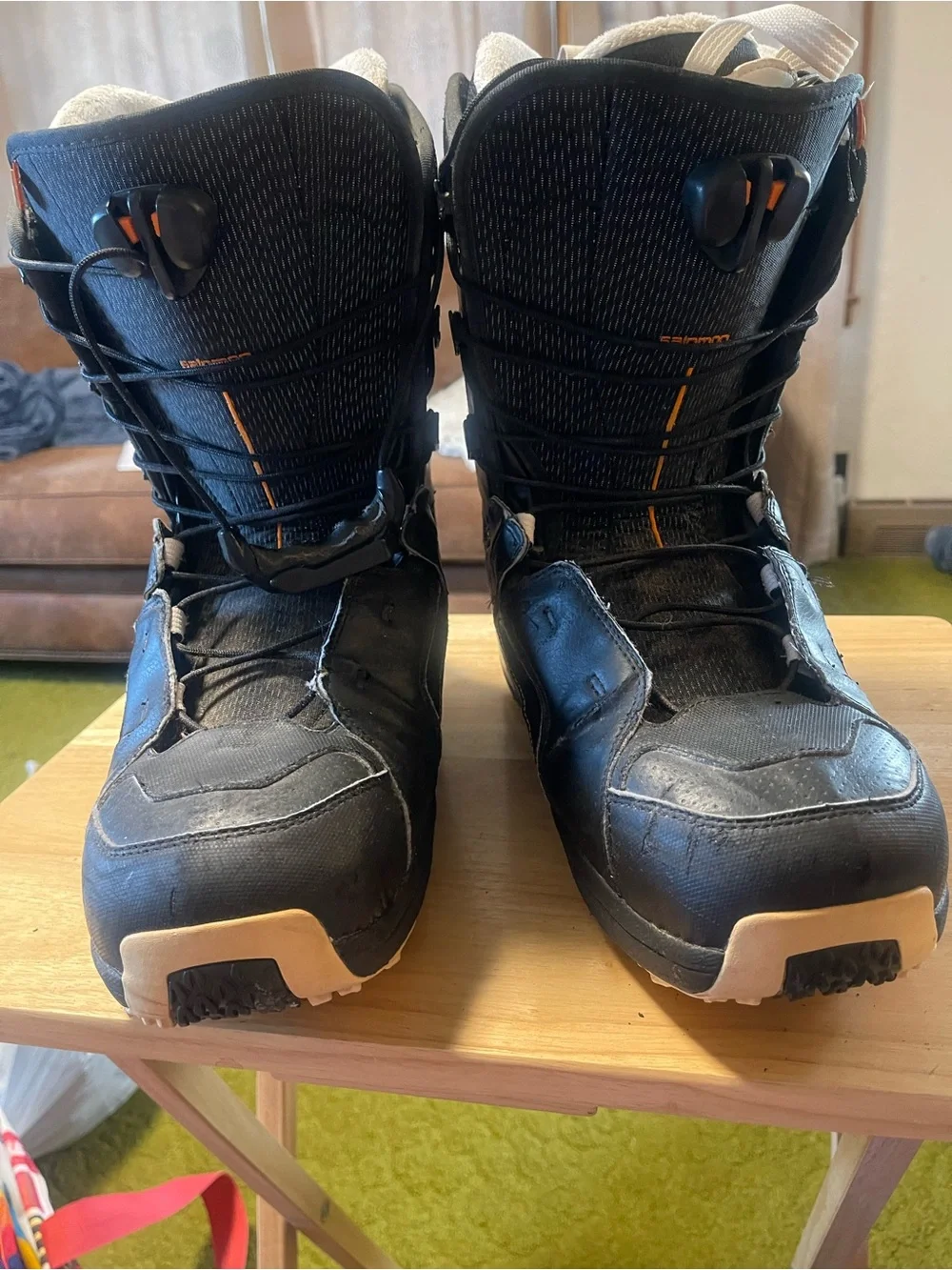 Salomon Māori Speed Lace Used Snowboard Boots Size US 12.5 Men's